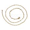 304 Stainless Steel Mariner Link Chain Necklaces NJEW-P226-03G-05-1