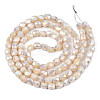 Electroplate Glass Beads Strands X-EGLA-N002-13-A11-2