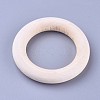Unfinished Wood Linking Rings X-WOOD-F002-01-40mm-2