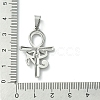 304 Stainless Steel Pendants STAS-H192-03P-02-3