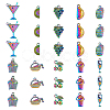 4 Sets Alloy Pendants PALLOY-DC0001-18-1