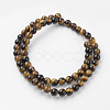 Natural Yellow Tiger Eye Bead Strands G-G735-71-6mm-A-2