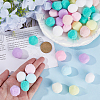 100Pcs DIY Doll Craft Polyester Pom Pom DIY-SC0028-08E-3