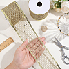 2Rolls Sparkle Polyester Mesh Ribbon with Paillettes OCOR-ME0001-61A-3