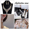 94Pcs 6 Style Pointed Back Glass Rhinestone Cabochons DIY-FG0003-64-6