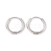 Non-Tarnish 304 Stainless Steel Huggie Hoop Earrings for Women EJEW-F280-07A-P-1