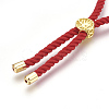Cotton Cord Bracelet Making KK-F758-03-G-4
