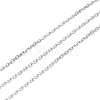 Tarnish Resistant 304 Stainless Steel Cable Chains CHS-D033-03P-02-1