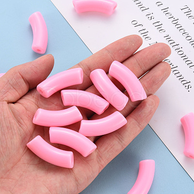 Opaque Acrylic Beads MACR-S372-001B-S004-1