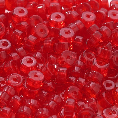 Transparent Colours Glass Seed Beads X-SEED-E001-T3x6mm-02-1