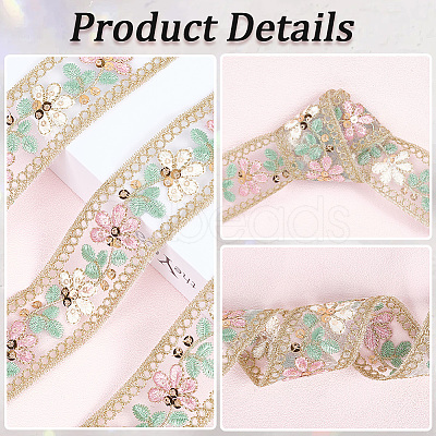 Ethnic Polyester Ribbon OCOR-WH20005-40B-03-1