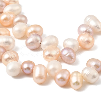 Natural Cultured Freshwater Pearl Beads Strands PEAR-I007-04F-01B-1