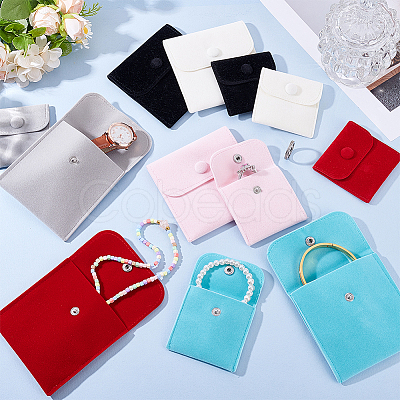 12Pcs 12 Styles Velvet Jewelry Bags ABAG-PH0001-61-1