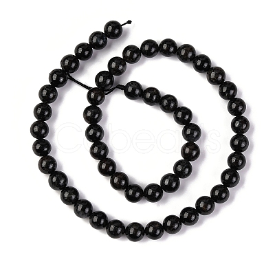 Natural Astrophyllite Beads Strands G-A202-01B-1