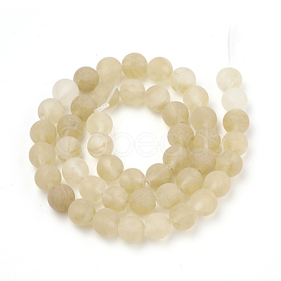 Watermelon Stone Glass Beads Strands G-T106-254-1