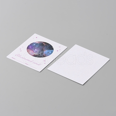 Multi-Color Paper Wax Seal Stamp Illustrated Card for Wax Seal Coin AJEW-WH0415-36A-02-1