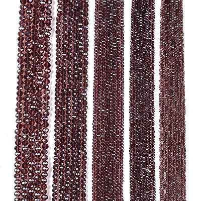 Electroplate Glass Beads Strands EGLA-A044-T6mm-A13-1