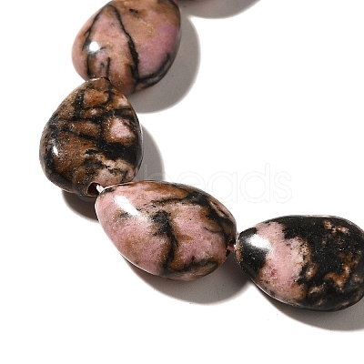 Natural Rhodonite Beads Strands G-I377-A16-1
