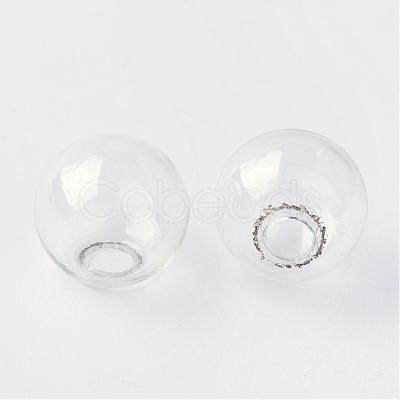 Round Mechanized One Hole Blown Glass Globe Ball Bottles BLOW-R001-10mm-1