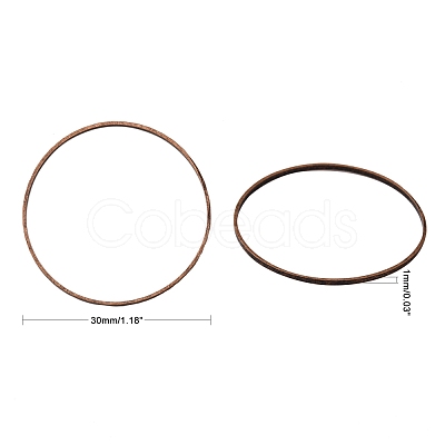 Brass Linking Rings EC18730mm-R-1
