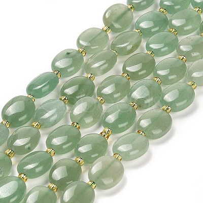 Natural Green Aventurine Beads Strands G-H005-A02-01-1