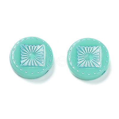 Opaque Acrylic Beads LS-OACR-G016-07C-1