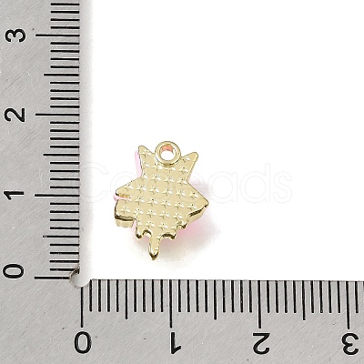 Y2K Style Brass & Resin & Rhinestone Pendants RE-CBAE379-10LG-1