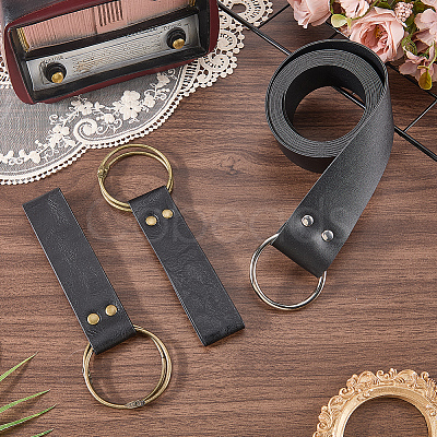 1Pc PU Leather Wrap Around Chain Belts AJEW-CL0003-70B-1
