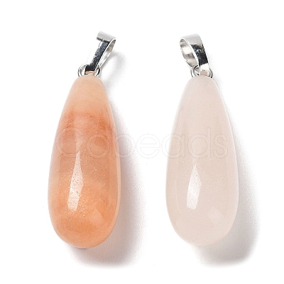 Natural Red Aventurine Pendants G-F707-20-1