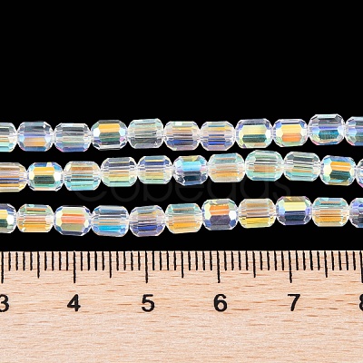 Electroplate Glass Beads Strands EGLA-D031-01-02-1