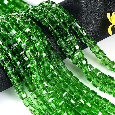 Transparents Glass Beads GLAA-WH0032-25B-06-1