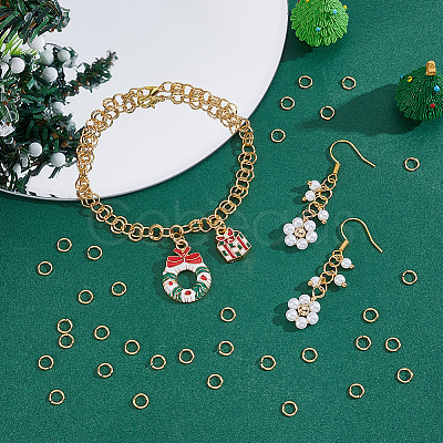 Brass Open Jump Rings KK-WH0001-38G-03-1