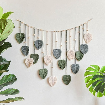 Handmade Cotton Hanging Wall Decorations AJEW-WH0258-927-1