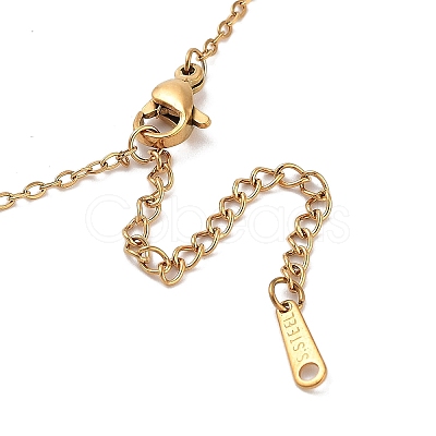 PVD Vacuum Plating 201 Stainless Steel Necklaces NJEW-R267-01O-G-1