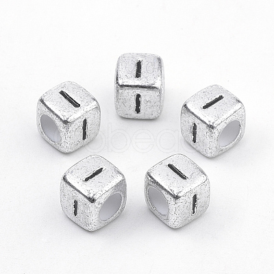 Plated Acrylic Beads PB43C9308-I-1