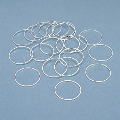 Brass Linking Rings KK-Y003-03H-S-1