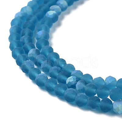 Transparent Glass Beads Strands X1-EGLA-A034-T4mm-MB27-1