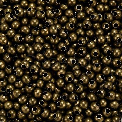 Brass Smooth Round Beads J0JX9052-1