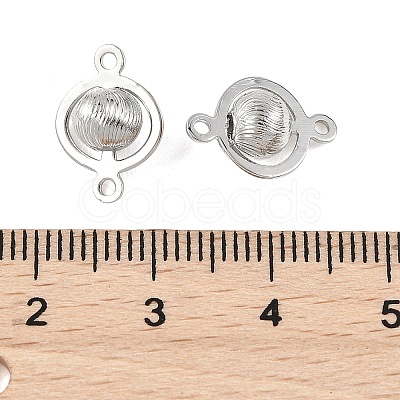 SHEGRACE Brass Round Links XGR0127P-123P-1