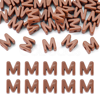 Opaque Acrylic European Beads OACR-TAC0019-006M-1
