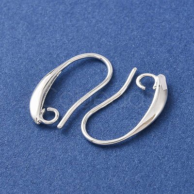 Brass Earring Hooks KK-E711-062S-1