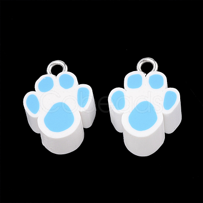 Handmade Polymer Clay Pendants CLAY-T013-16-1
