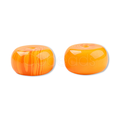 Resin Imitation Amber Beads RESI-N034-05-K04-1