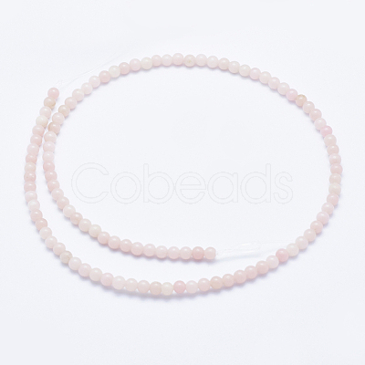 Natural Pink Opal Beads Strands G-E444-28-4mm-1