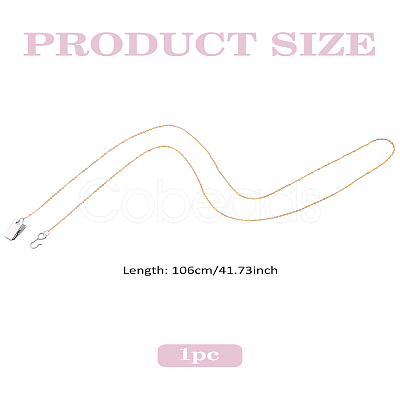 Brass Chain Zipper Helpers HJEW-LP00028-1