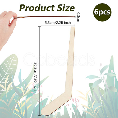 Unfinished Wooded Sheets WOOD-WH0030-76A-1