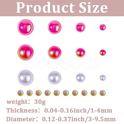 1 Bags Resin Cabochons RESI-CP0001-11B-1