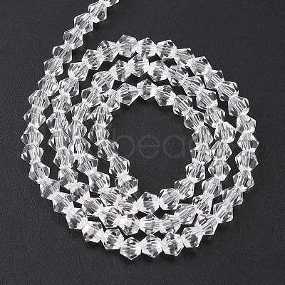 Transparent Glass Beads Strands EGLA-A039-T4mm-D13-1