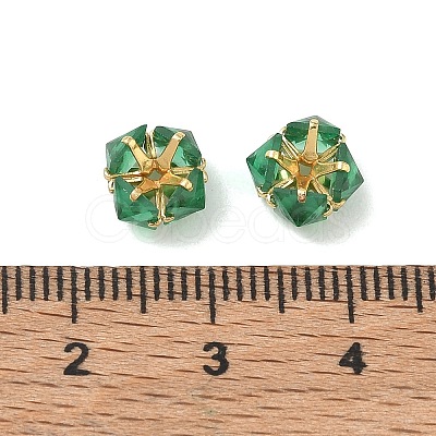 Brass & Glass Beads GL-CBA12D7-02G-03-1