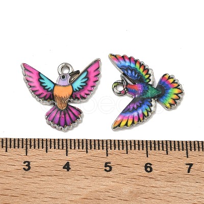 Alloy Enamel Pendants ENAM-P267-02G-M-1